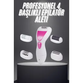 Şarjlı Epilasyon Cihazı Çok Başlıklı Ayak Bakımına Uygun Epilatör Aleti