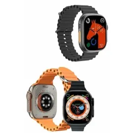 2025 Model Akıllı Saat Çift Kordon Ios Ve Android Arama Cevaplama Sesli Asistan