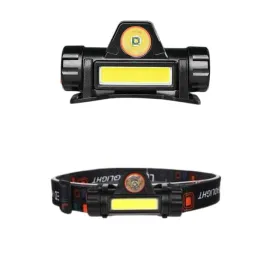 Ledli Şarjlı Kafa Lambası LED Şarjlı Su Geçirmez Kafa Feneri