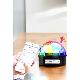 Kompakt Tasarımlı, Telefon Kontrollü Disko Topu Işıkları