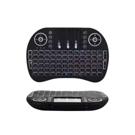 Kablosuz Türkçe Q Klavye RGB Işıklı Televizyon Ps3 Dokunmatik Mouse