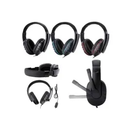 Mikrofonlu Gamer Kulaklık Oyuncu Kulaklığı Yüksek Ses Kaliteli Stereo Yumuşak Yastıklar