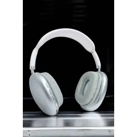 P9 Plus Kablosuz Kulak Üstü Bluetooth Kulaklık Beyaz Mikrofonlu Kulaküstü Kablosuz Kulaklık