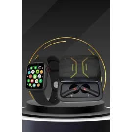 Bluetooth Bağlantılı Kablosuz Kulaklık ve Yeni Nesil Akıllı Saat 5.0 Bluetooth