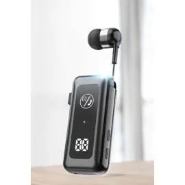 Makaralı Bluetooth Kulaklık Kulak İçi Dijital Göstergeli Yüksek Ses Kaliteli