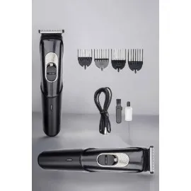 Saç Sakal Vücut Şarjlı Kablosuz Tıraş Makinesi Profesyonel Paslanmaz Çelik