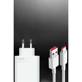 120W Şarj Aleti Type-C Uyumlu Turbo Şarj Aleti