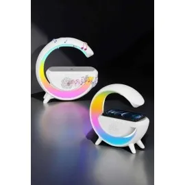 Android Uyumlu Akıllı Bluetooth Hoparlör Kablosuz Şarj Cihazı Standı