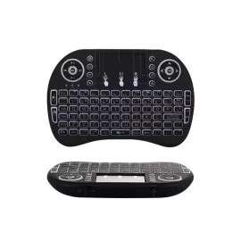 Kablosuz Türkçe Q Klavye Rgb Işıklı Televizyon Ps3 Dokunmatik Mouse