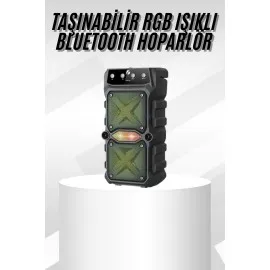 Çift Çıkışlı Güçlü Bataryalı Kablosuz Yüksek Ses Kaliteli Bluetooth Hoparlör
