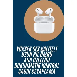 Yeni Nesil Pro Bluetooth Kulaklık Android ve İOS Uyumlu Dokunmatik Kontrol