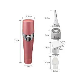 Yüz, Kaş ve Tüm Vücut Epilasyon Aleti3 Başlıklı Epilatör Tüm Cilt Tiplerine Uygun