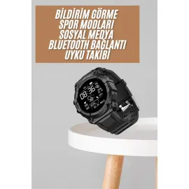 Yeni Nesil Çok Fonksiyonlu Uyku Ve Sağlık Takibi Yapabilen Siyah