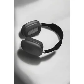 P9 Plus Hi-Fi Ses Kalitesi Ayarlanabilir Mikrofonlu Bluetooth Kulaklık Siyah