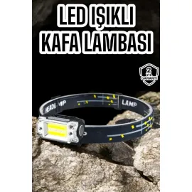 Kamp Feneri Balıkçı Feneri Başlıklı Suya Dayanıklı Kafa Lambası