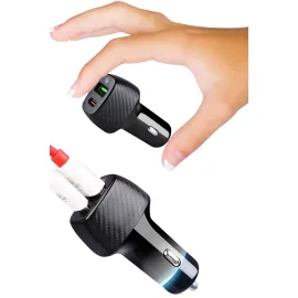 38W USB Type-C Girişli Oto Çakmaklık Araç İçi Hızlı Şarj Çakmaklık Şarj Aleti