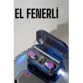 Kablosuz Bluetooth Kulaklık Dijital Göstergeli Uzun Pil Ömrü