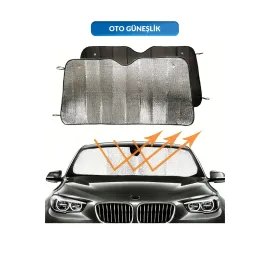 Katlanabilir Ön Cam Güneşlik Isı Önleyici Araç Perdesi Volkswagen Passat Peugeot 3008 Skoda Superb Nissan Qashqai