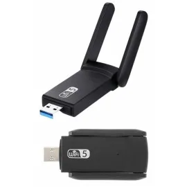 Mbps Wifi Alıcı Kablosuz Wifi Adaptörü Çift Band Çift Antenli