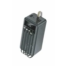 Powerbank 60.000 Mah Taşınabilir Şarj Hızlı El Fenerli Dijital Göstergeli