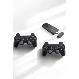 Gaming Atari 2.4g Uyumlu Kablosuz Çift Kol Game Stick