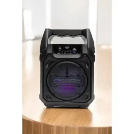 Güçlü Ve Şarj Edilebilir Bluetooth Hoparlör 6.5 İnç