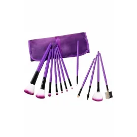 12 Parça Profesyonel Makyaj Firça Seti