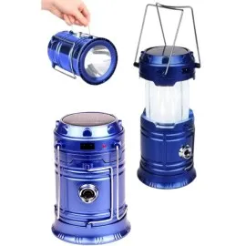 Kamp Feneri Şarj Edilebilir Güneş Enerjili Işıldak Usb Şarjlı