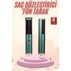Saç Düzleştirici Fön Makinesi Saç Fırçası Profesyonel Üflemeli