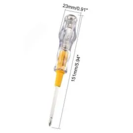 Kontrol Kalemi Çift Başlıklı Şeffaf Elektrik Testi Değişken Uçlu