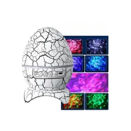 Yumurta Görünümlü Masa Ve Gece Lambası Renk Değiştirebilen Projektör