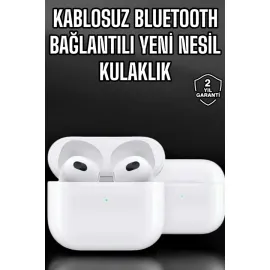 Bluetooth Kulaklık 3.Nesil Kablosuz Uzun Pil Ömrü Dokunmatik Kontrol