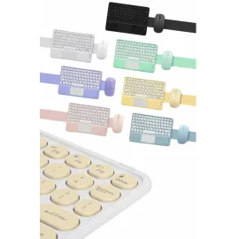 Profesyonel Wifi Q Klavye Bluetooth Klavye Touchpad 10.8 Inç
