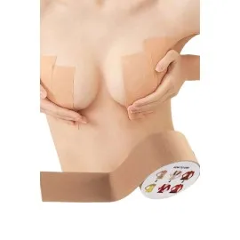 Toparlayıcı Göğüs Bandı Şekillendirici Ten Rengine Uygun Esnek Hassas Ciltlere Uygun