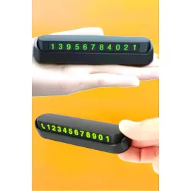 Numaralık Araç İçi Araba Araç Park Numaratör Telefon Numarası Yazma