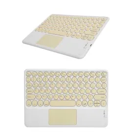 Bluetooth Touchpad Klavye Ultra İnce Taşınabilir Q Klavye