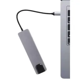 Usb Type-C Hub Dönüştürücü Çevirici Çoklayıcı Macbook Çevirici 8 Portlu