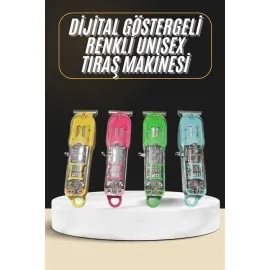 Tıraş Makinesi Renkli Dijital Göstergeli Epilasyon Öncesi Kısaltma Makinesi