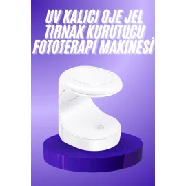 Seyehat Tipi Mini Oje Kurutucu Ultraviole Mor Işık Protez Tırnak Kurutucu