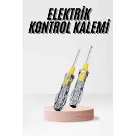 Kontrol Kalemi Çift Başlıklı Şeffaf Elektrik Testi Değişken Uçlu
