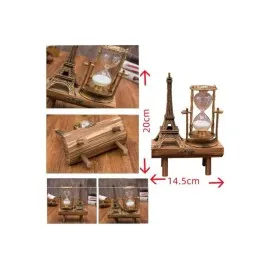 Masa Biblosu Dekoratif Süs Kum Saati Eyfel Kulesi Hediyelik Kum Saati