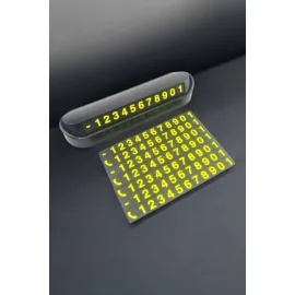 Numaralık Araç İçi Araba Araç Park Numaratör Telefon Numarası Yazma