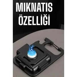 Kamp Işığı Çok Fonksiyonlu Taşınabilir Anahtarlık Kapak Açma Manyetik Özelliği