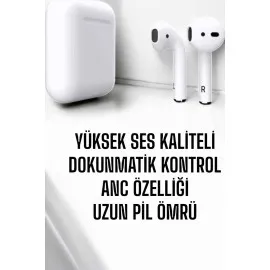2.nesil Kablosuz Bluetooth Kulaklık Uzun Pil Ömrü