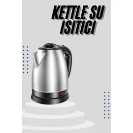 Kettle C F Tipi 220-240V Paslanmaz Çelik Elektrik Kablolu Otomatik Kapanma