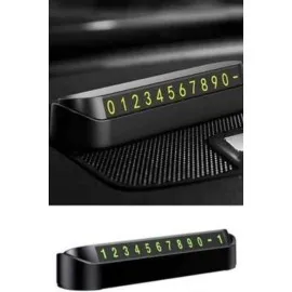 Araç İçi Numaratör Numaralık Oto Cam Kartı Fosforlu Numaratör