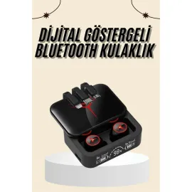 Kablosuz Şarj Göstergeli Powerbank Özellikli Bluetooth Kulaklık Çağrı Cevaplayabilen