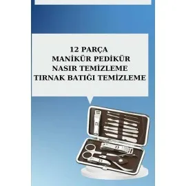 12 Parça El Ayak Temizleme Pense Kir Temizleme Aparatı Kaş Cımbızı