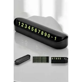 Araba Park Numaratörü Araç İçi Numaralık Değiştirilebilir Çevirmeli Mini