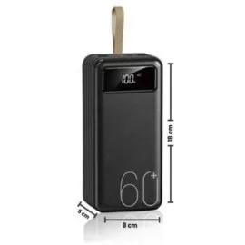 Powerbank Yüksek Kapasiteli 60.000 Mah Hızlı Şarj Şarj Özellikli Batarya